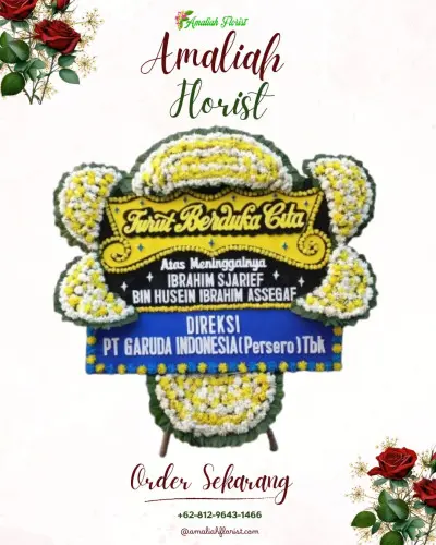 Papan Bunga Duka di Gadobangkong