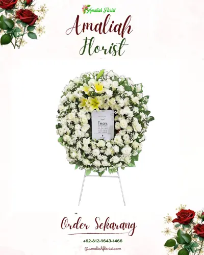 Krans Bunga Duka Cita di Gadobangkong