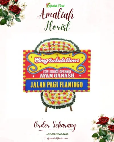 Bunga Papan Congratulation di Gadobangkong